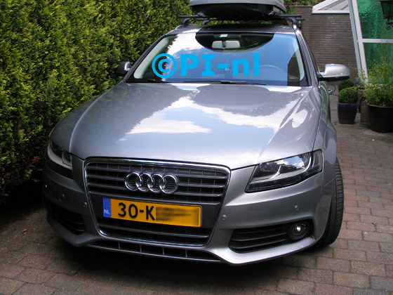 Parkeersensoren (set E 2015 met timer-switch) ingebouwd door PI-nl in de voorbumper van een Audi A4 Avant TFSI uit 2009. De pieper werd verstopt.
