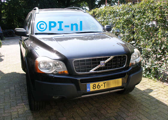 Parkeersensoren ingebouwd door PI-nl in de voorbumper van een Volvo XC90 2.5T Ocean Race uit 2006. De pieper werd verstopt.
