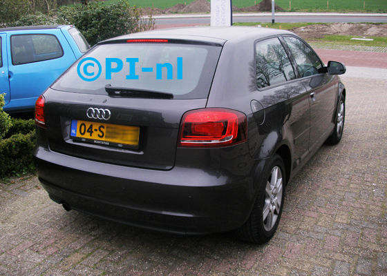 Parkeersensoren (set E 2018) ingebouwd door PI-nl in een Audi A3 Sportback met canbus uit 2011. De pieper werd verstopt.