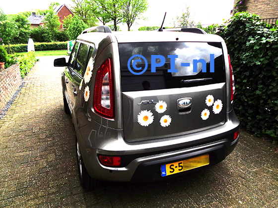 Parkeersensoren (set E 2023) ingebouwd door PI-nl in een Kia Soul met canbus uit 2013. De pieper werd voorin gemonteerd.