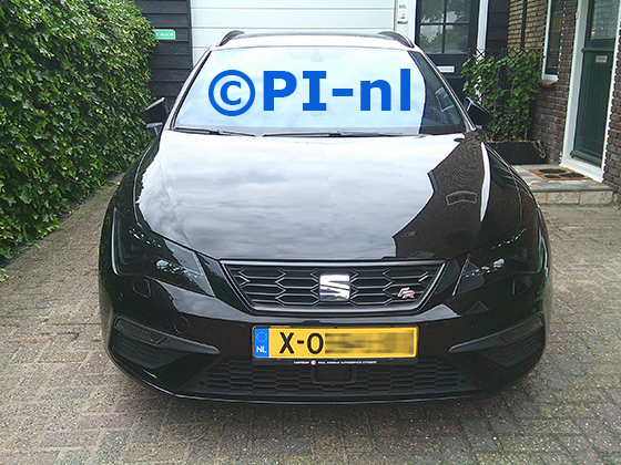 Parkeersensoren (set E 2025) ingebouwd door PI-nl in de voorbumper van een Seat Leon FR ST uit 2019. De pieper werd voorin gemonteerd.