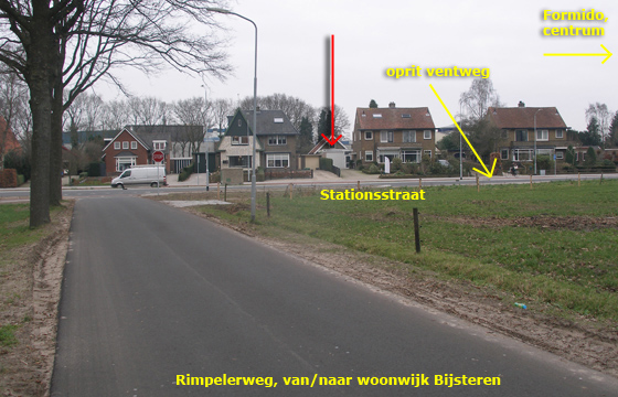 Gezien vanuit de Rimpelerweg / woonwijk Bijsteren.