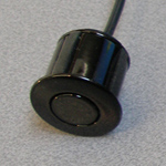 sensor in standaard glanzend zwart